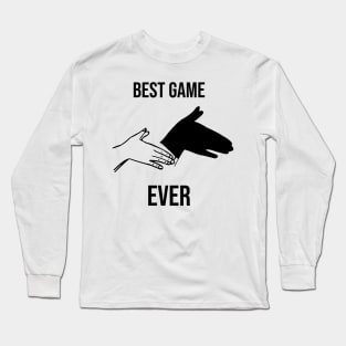 Childhood Funny Camping Games Long Sleeve T-Shirt